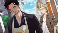 Tatsu and his subordinates, as seen in the series (Image via Studio J.C. Staff)